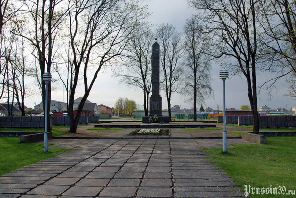 Воинское кладбище в городе Таураге (общий вид)